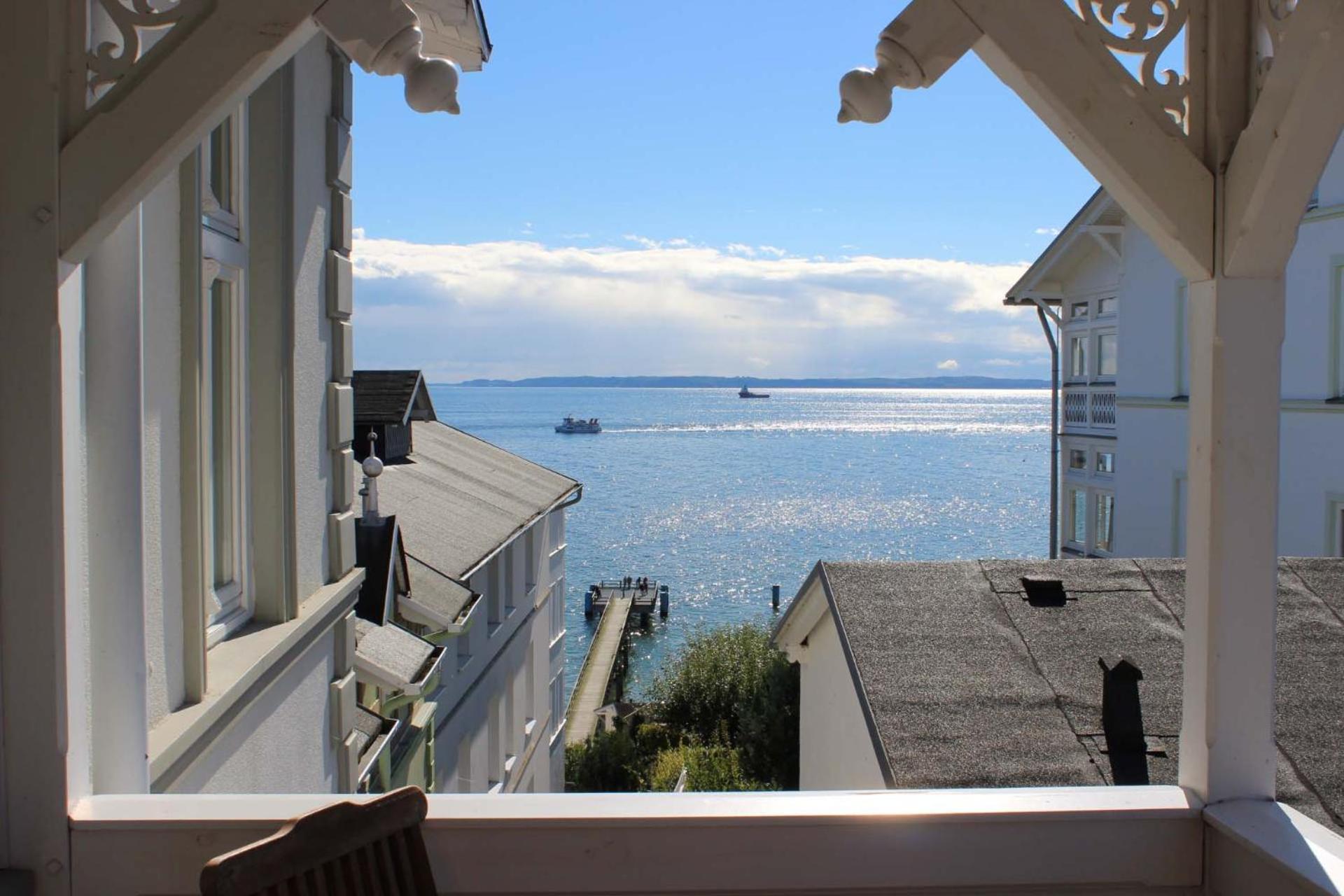 Villa Fernsicht - Wohnung Nr 1 - Mit Meerblick Сасниц Екстериор снимка