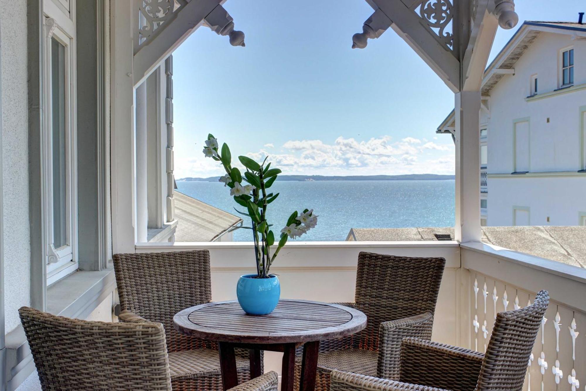 Villa Fernsicht - Wohnung Nr 1 - Mit Meerblick Сасниц Екстериор снимка