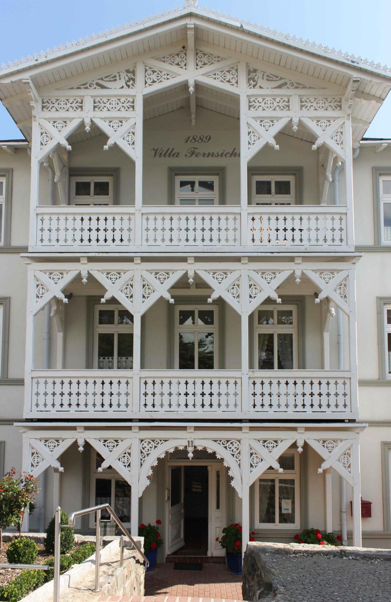 Villa Fernsicht - Wohnung Nr 1 - Mit Meerblick Сасниц Екстериор снимка