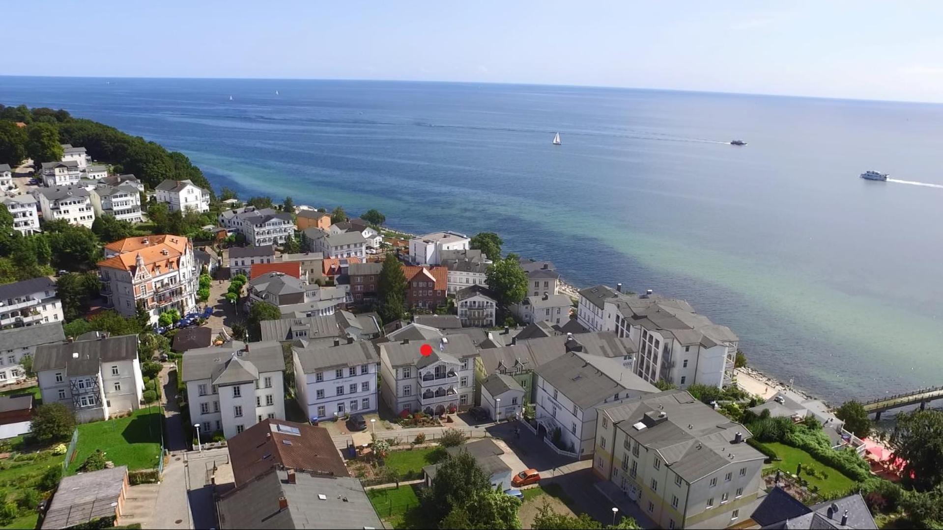 Villa Fernsicht - Wohnung Nr 1 - Mit Meerblick Сасниц Екстериор снимка