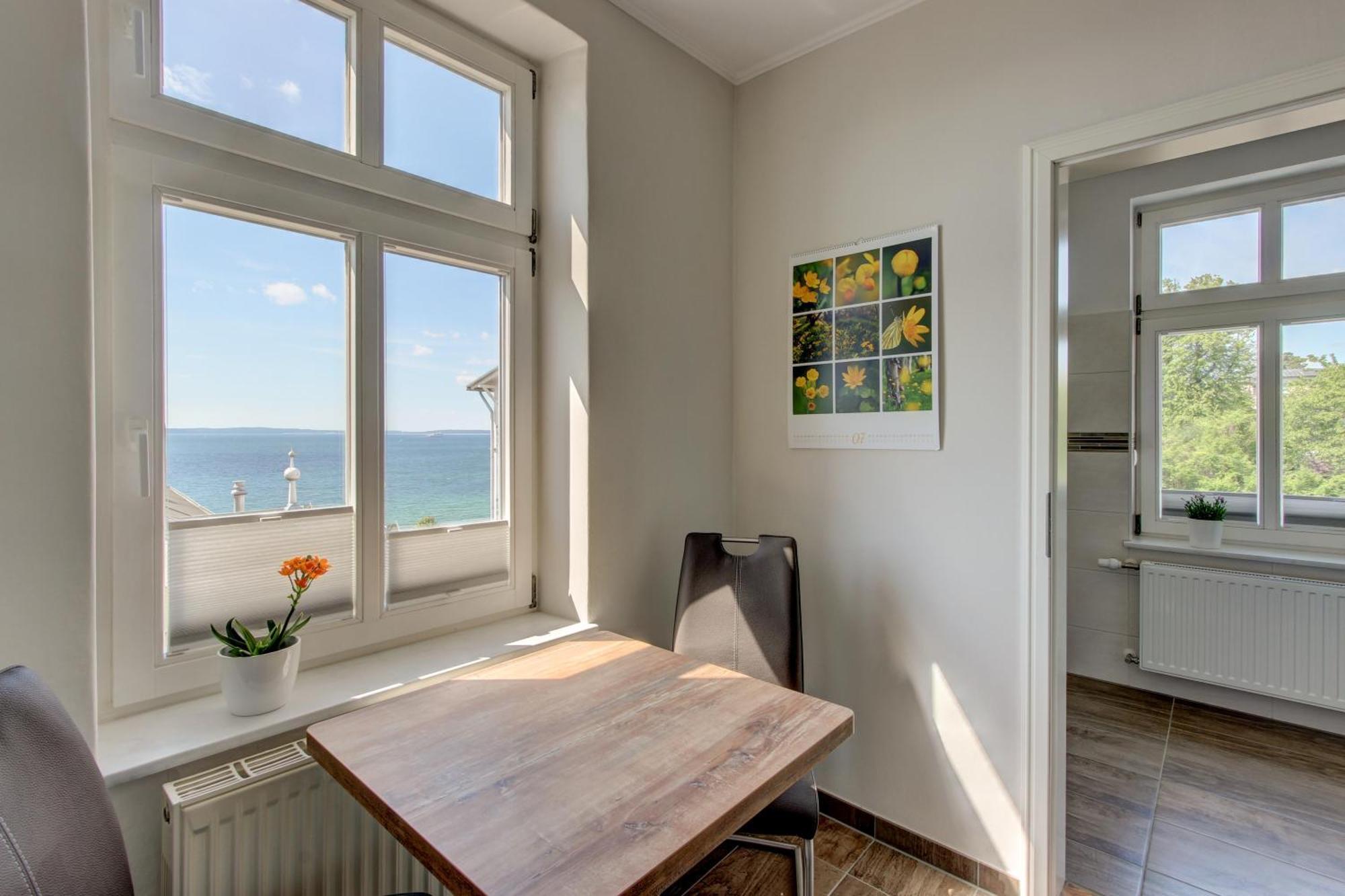 Villa Fernsicht - Wohnung Nr 1 - Mit Meerblick Сасниц Екстериор снимка