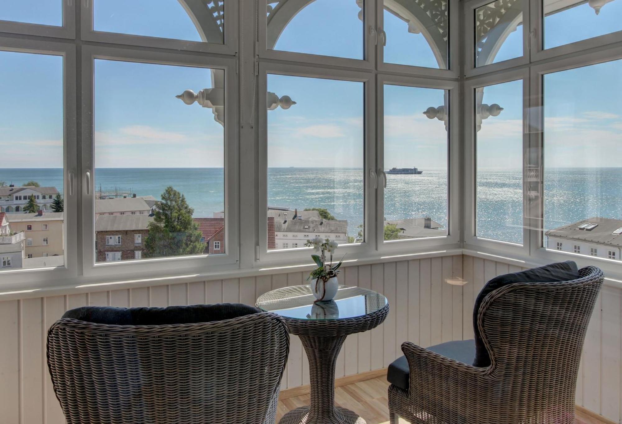 Villa Fernsicht - Wohnung Nr 1 - Mit Meerblick Сасниц Екстериор снимка